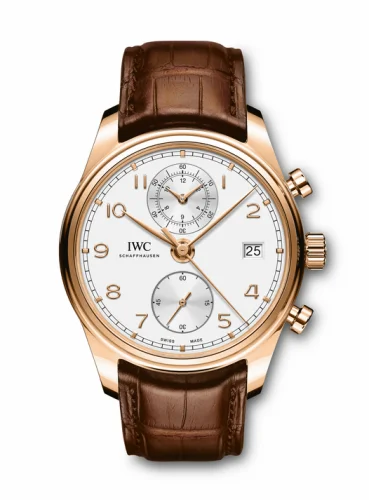 IWC Portugieser Chronograph Classic Red Gold / Silver IW3903-01 (IW390301)